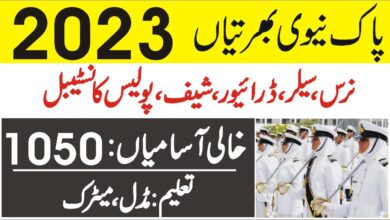 Join Pak Navy as Sailor