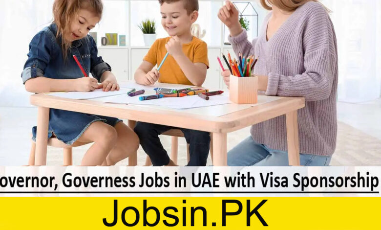 Governor and Governess Jobs in the UAE with Visa Sponsorship