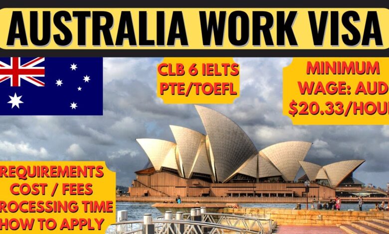 Australia Work Visa: How to Apply for a Working Visa in Australia