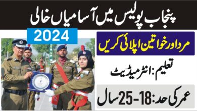 Punjab Police Jobs 2024