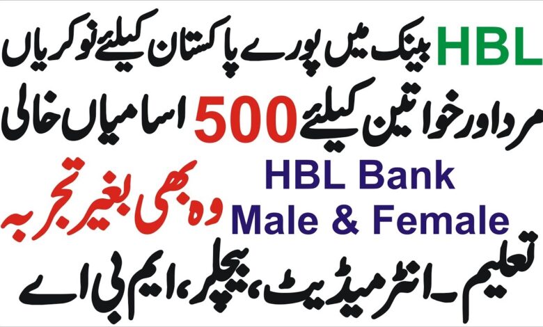 hbl jobs 2023