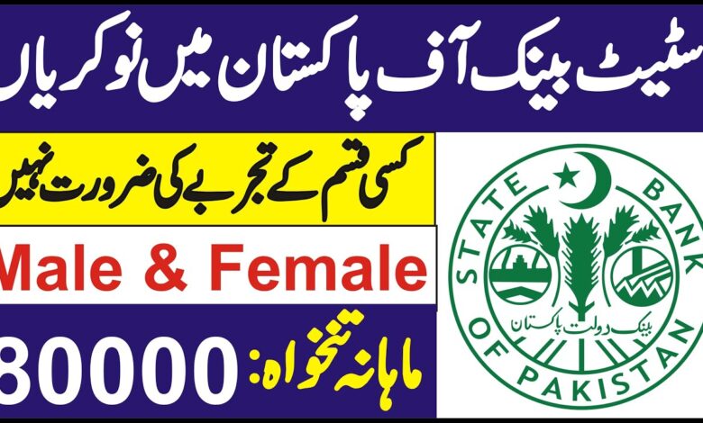 SBP Jobs 2023 State Bank of Pakistan | Apply Online at SBP Career Portal