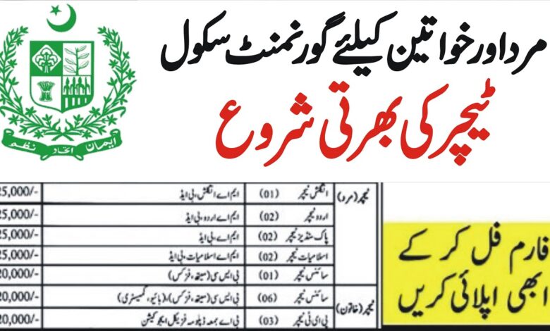 AJK Elementary & Secondary Education Department Jobs 2024