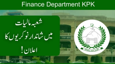 Finance Department KPK Job Opportunities 2024