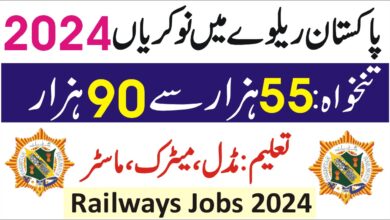 Latest Pakistan Railways Jobs 2024