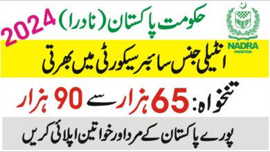 Nadra Cyber Security Intelligence Jobs 2024 – Apply online