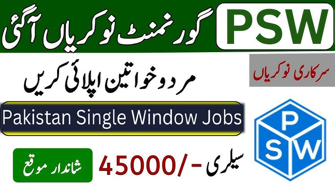 Pakistan Single Window Jobs 2024 – PSW Govt Jobs Apply Online — Jobsin ...