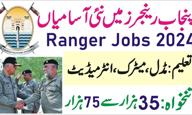 Rangers Cadet College Jobs 2024