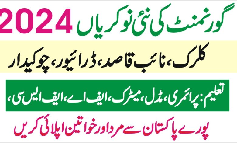 Government Of Pakistan Jobs 2024 Apply Online Jobsin PK Latest   Govt Jobs 2024 780x470 