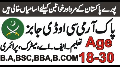 Central Ordnance Depot COD jobs 2024