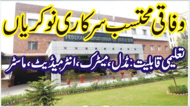 Federal Ombudsman Secretariat Jobs 2024 – Latest Advertisement