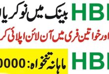 HBL Cashier Jobs