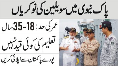 Join Pak Navy as Civilian jobs